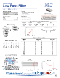 Datasheet SCLF-44+ manufacturer Mini-Circuits
